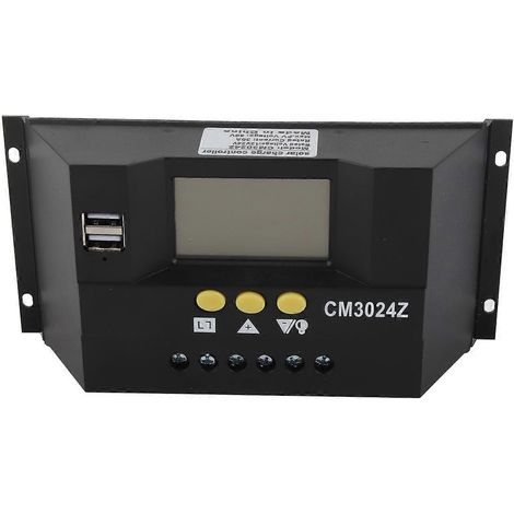Solarladeregler 12V 24V 30A PWM Automatische Photovoltaik-Laderegelung für Zuhause und Büro