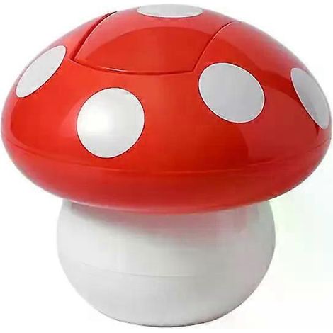 Poubelle de bureau mignonne, compacte et pratique, idéale pour mettre les sacs ou nettoyer. Petite taille, grande capacité, design amovible. (1/4)