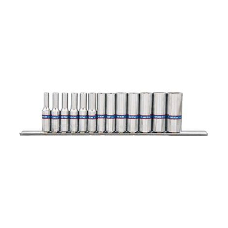 King tony komplet nasadek dlugich 1/4" 13cz. 4-14mm