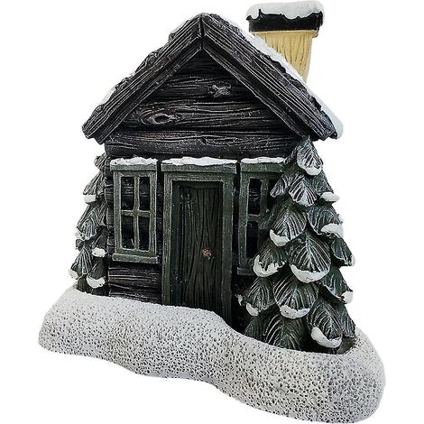 Schneebedeckter, kegelförmiger Räuchergefäß, Weihnachtliches Kaminräuchergefäß, Aromatherapie-Dekoration, Schlafzimmerdekoration
