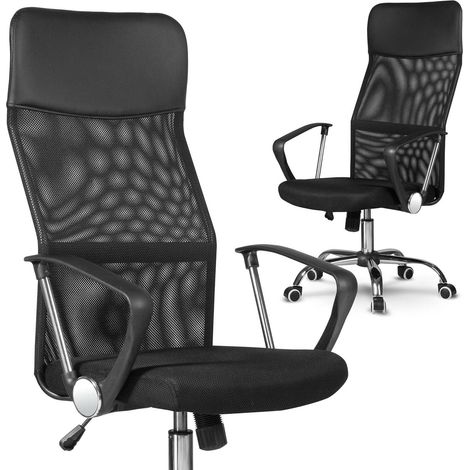 Sedia da ufficio con struttura in microrete sofotel sydney nera