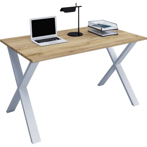 Mesa de oficina de escritorio 110x50 Lona X 76x110x50 - VCM
