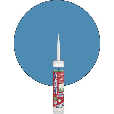 Silicone MAPESIL AC MAPEI  310 ml - 167 Bleu avio (1/4)