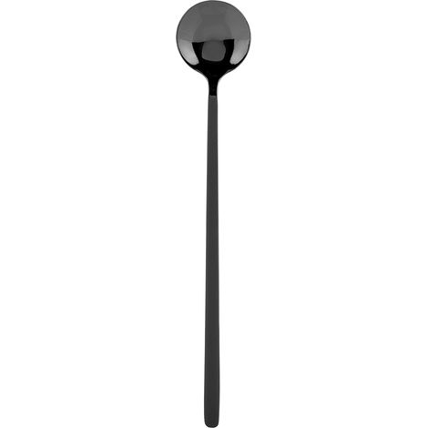 Cuillère À Mélanger - Acier Inoxydable Noir - Pour Verres Hauts Et Cocktails - Lot De 1 (1/5)