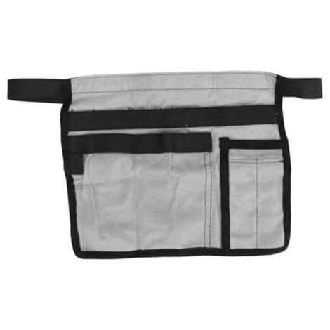 25x28cm Garden Tool Bag Garden Tool Waist Apron Multiple Pockets Oxford Cloth Gardening Tool Bag Adjustable Gardening Tool Belt Bag (Gray)