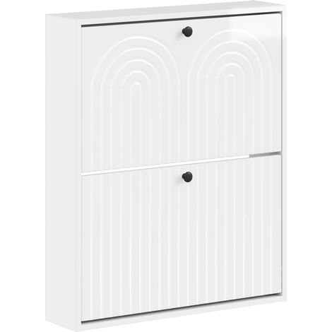 Wall-Mounted Shoe Cabinet ALKMAAR 71 x 17 x 86 cm vidaXL (1/5)
