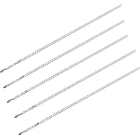 10 Stück Spiralbohrer mit kleinem geradem Schaft, Perlbohrmaschinenwerkzeug K10 0,3 mm (1/5)
