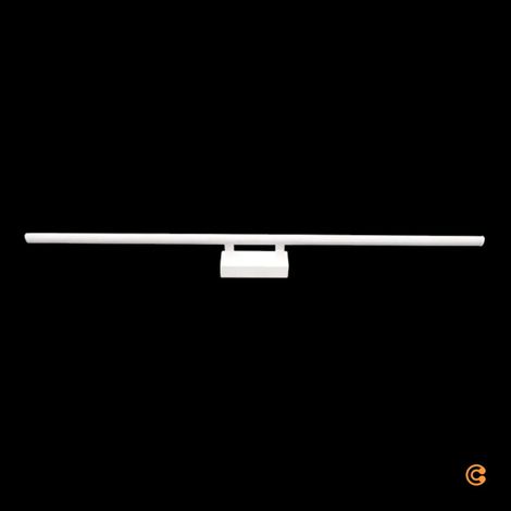 [NEUWERTIG] B-Ware Fabas Luce Led Wandleuchte Spiegellicht Nala Weiß 110 Cm Metall Lampe Leuchte