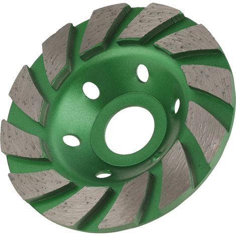 1 Stück 100 mm Diamantschleifscheibe, Topfschleifscheibe für Stein, Beton, Keramik, Polieren (1/5)