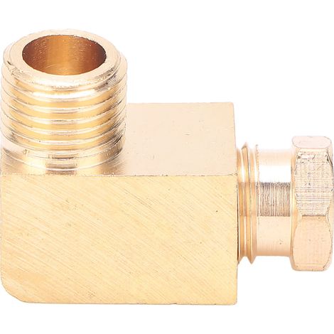 Rechteckiger Messing-Winkelverbinder für Rohrleitungen, PL610-Adapter (1/5)