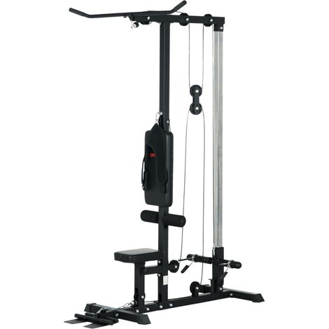 Rameur à squat maison sans poids appareil fitness acier similicuir noir