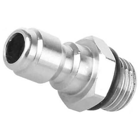 Lntyq Connecteur à Dégagement Rapide 1/4', 14 mm Mâle à 1/4 Pouce Rapide Dégagement Adaptateur Pulvérisateur de Savon pour Laveuse à Pression, Lance en Mousse de Neige Coupleur en Acier Inox (1/4)