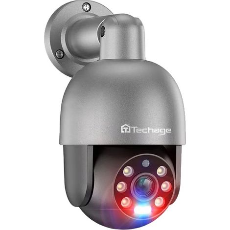 Caméra de sécurité, résolution 8MP, capacité de vision nocturne, 1pc 5MP Cam PTZ (1/2)