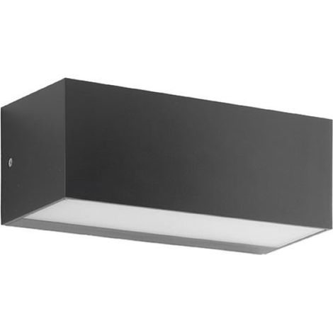 Lampada applique per esterni 23x10 cm FALCO a doppia emissione Nero (1/4)