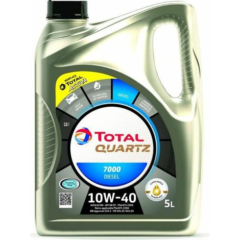 TOTAL MOTORÖL 5L QUARTZ 7000 DIESEL 10W40