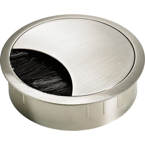 Hettich Kabeldurchlass, ø 80 mm, Edelstahl Optik