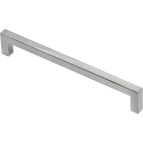 Poignée en zamak STRETCH, entraxe 160, finition noir mat laqué