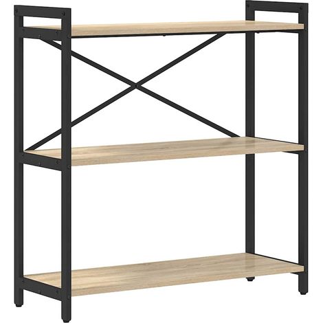 Étagère Chêne Sonoma 80 x 30 x 85 cm Bois d'ingénierie (1/5)