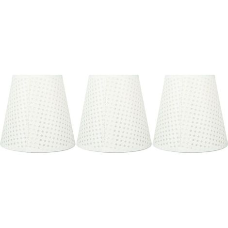 3 pièces E14 baril tissu abat-jour moderne minimaliste tissu abat-jour chambre chevet abat-jour pour lustre mur (1/5)