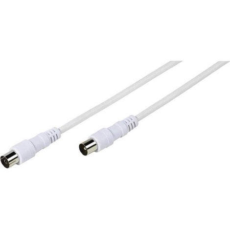 Vivanco TV-/Radio-Antennenkabel Weiss (1/2)