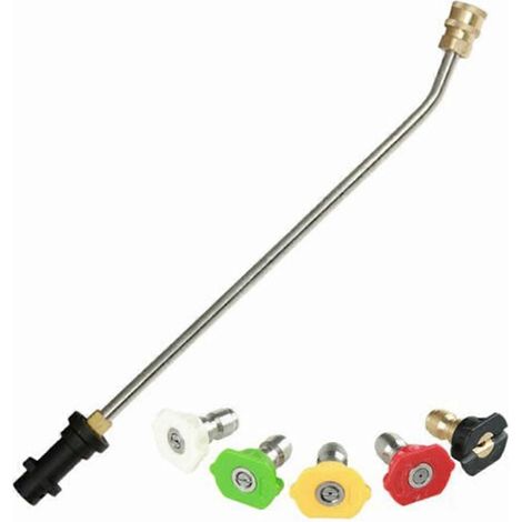 Embouts de lance pour nettoyeur haute pression, buse de pulvérisation rapide, buse turbo rotative, compatibles avec Karcher K1, K2 et K3