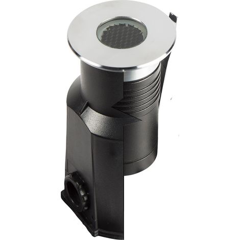 Encastré de sol extérieur MINI ZEPH 24 rond inox 4000K 105lm 2W - EUROPOLE - 464711