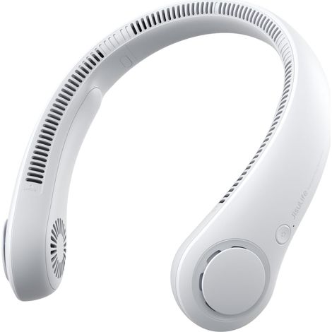 Ventilateur tour de cou portable, rechargeable mains libres, sans pales 4000 mAh, ventilateur personnel portable, sans feuilles, design casque, ventilateur de bureau alimenté par USB (1/5)