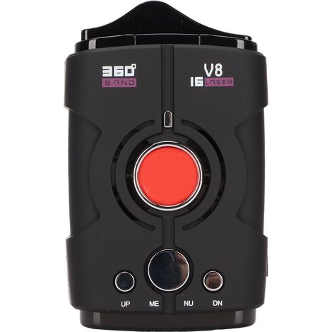 Détecteur de radar de voiture à 360 degrés, dispositif de balayage anti-reconnaissance, alarme vocale universelle, scanner radar pour véhicules 12 V (1/5)