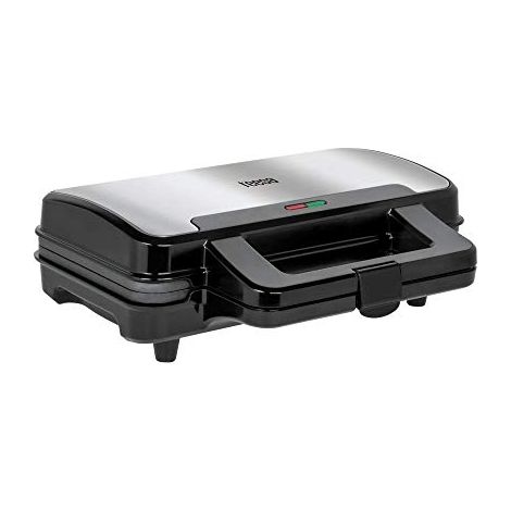 Teesa TSA3225 Waffeleisen Edelstahl 1000 W 2 große Waffeln