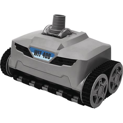 Robot de piscina de succión hidráulico FASTER - Suministrado con 12 tramos de tubos de 1 m - Estructura: ABS + POM - Color: Gris (1/5)