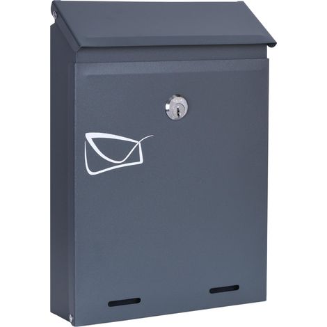 Odvin-Briefkasten aus Anthrazit (1/5)