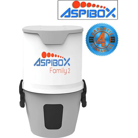 Centrale d'aspiration hybride ASPIBOX Family2 garantie 4 ans (jusqu’à 150 m²),  UD6012-SC/E