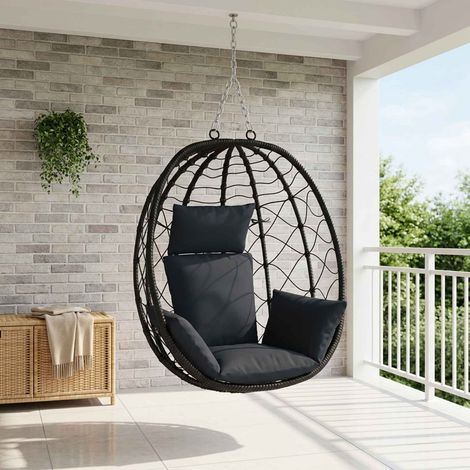 vidaXL Cojín Adirondack PUTTEN 100% Poliéster Azul Oscuro (1/5)