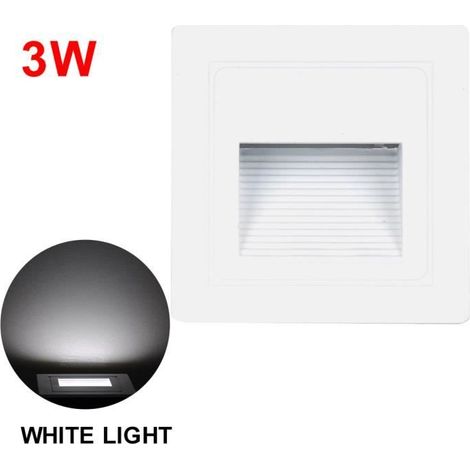 Lampe d'escalier LED - Charmante - 3W - IP43 étanche - Économie d'énergie - Installation facile (1/4)