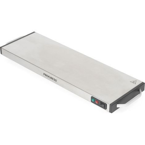 Piastra Calda Senza Fili Progress, Grande Vassoio Riscaldante per Alimenti, Scaldapiatti, Server da Buffet Portatile, 1200W, Tempo di Ricarica di 15 Minuti, Mantiene i Pasti Caldi fino a 60 Minuti (1/5)