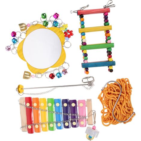 Jouet Perchoir pour Poules Jouets pour Poules pour Poulailler Balançoire pour Poules Jouets D'enrichissement pour Poules (1/5)