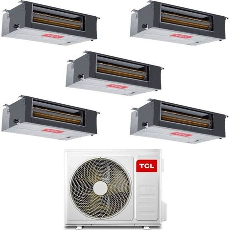 TCL Climatizzatore Penta Split Canalizzato 9+9+9+9+9 con MT4250 Inverter R-32 Classe A++