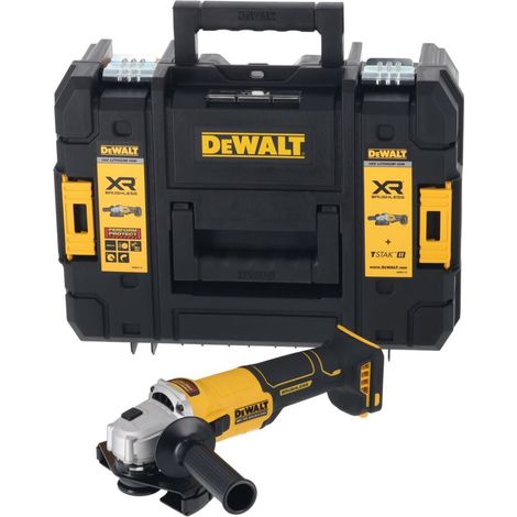 Dewalt DCG407NT 18V XR Brushless 125mm Angle Grinder - Body Only & TSTAK II Case