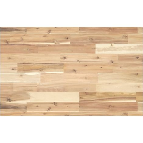 Waschtischplatte Unbehandelt 140x50x4 cm Massivholz Akazie