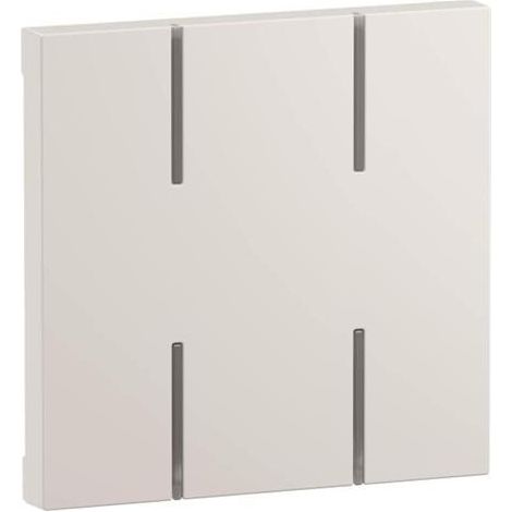 Cubierta de interruptor Legrand seano 2-modulige IP20 brillante
