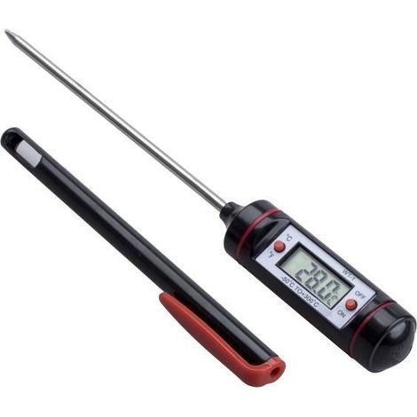 Digital LCD Food Thermometer with Long Probe (1/4)