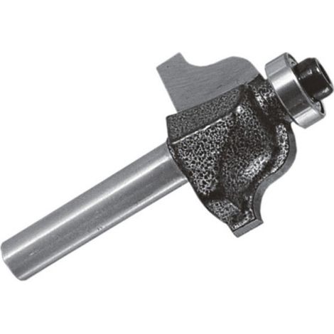 Fresa romana scanalata con cuscinetto T8D25.7 H9.7 R3.17 B6.35MM - DED07F191B (1/2)