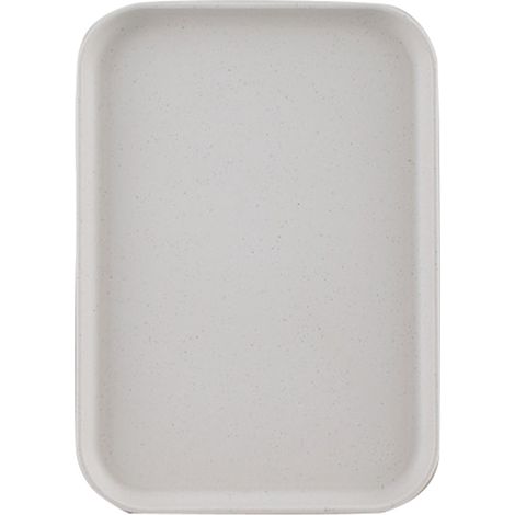 Plateau de service rectangulaire en paille de blé, style nordique, pour cupcakes, fruits ou snacks, idéal pour maison, bureau ou restaurant, couleur beige, format S (environ 25x17cm).
