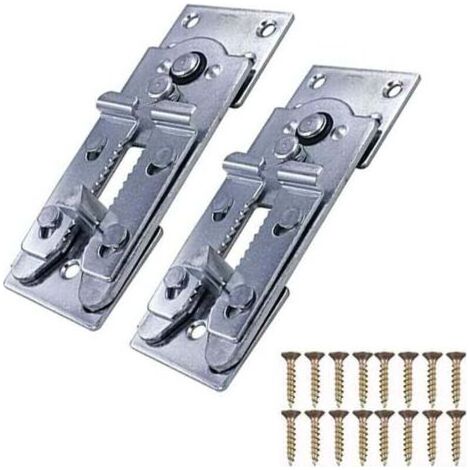Lot de 2 Connecteurs de Fixation pour Canapé Meuble Remplaçants (1/4)