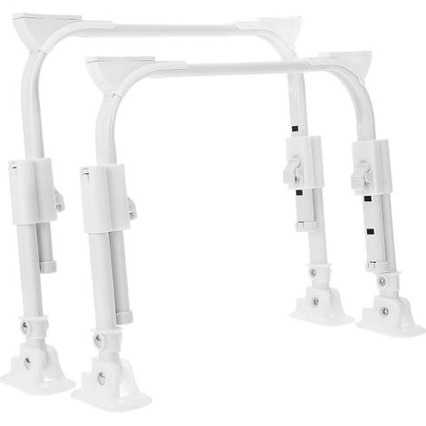Deux pieds de table de lit pliables, adaptés aux bureaux pour ordinateur portable, pieds de table pratiques en métal. (1/5)