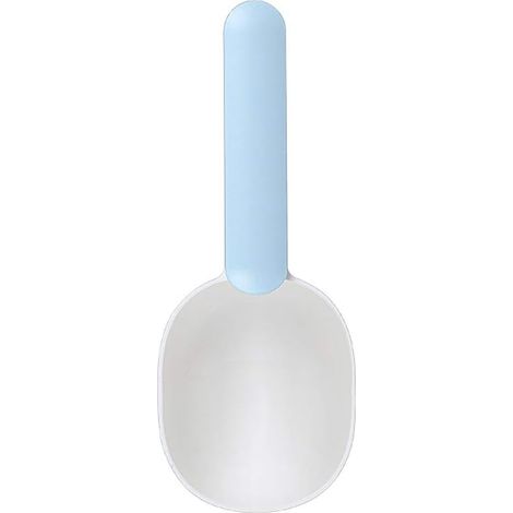 Scoop Pour Nourriture Pour Animaux - Manche Long Avec Pince Intégrée - Capacité 250 ml - Polypropylène Sans BPA - Bleu (1/5)