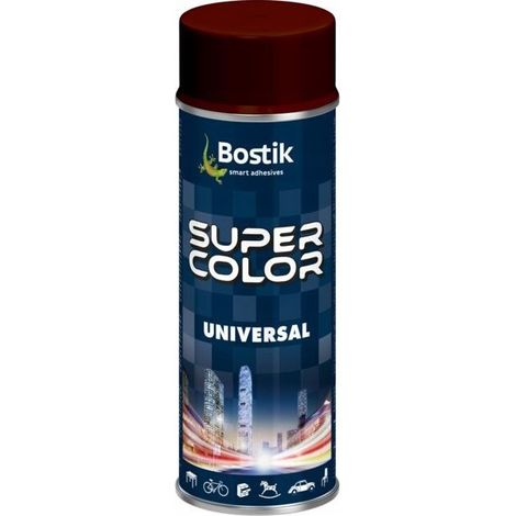 Bostik Super Color Universal-Sprühfarbe, Braun matt, 400 ml (1/4)