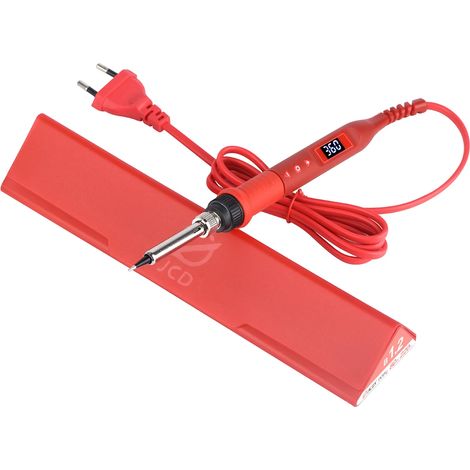 Kit de fer à souder numérique (100 W, 220 V), température réglable, outils de soudage, élément chauffant en céramique (1/4)