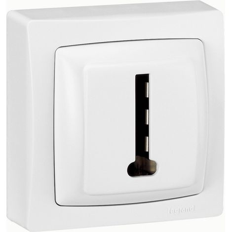 Prise téléphone 8 contacts Legrand Appareillage saillie Blanc RAL9003 72x72x34,2 mm