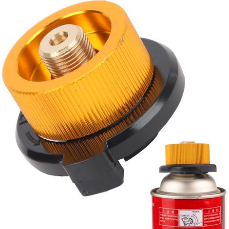 Adaptateur de Bouteille de Gaz Longue pour Réchaud de Camping, Conversion de Valve Lindal